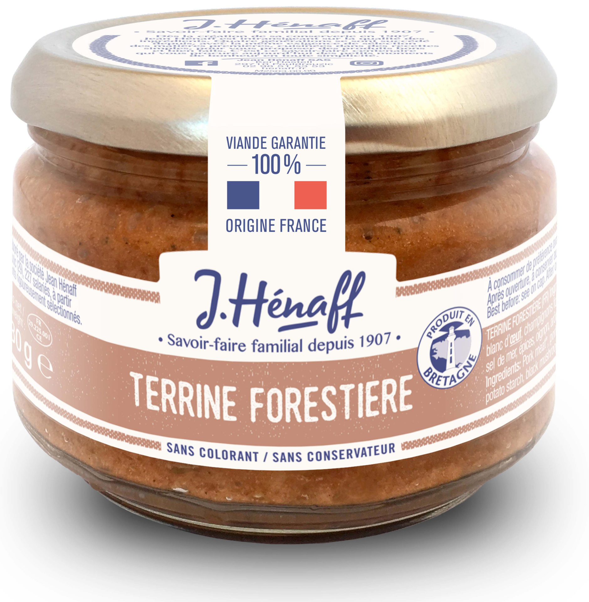 La terrine forestière Hénaff