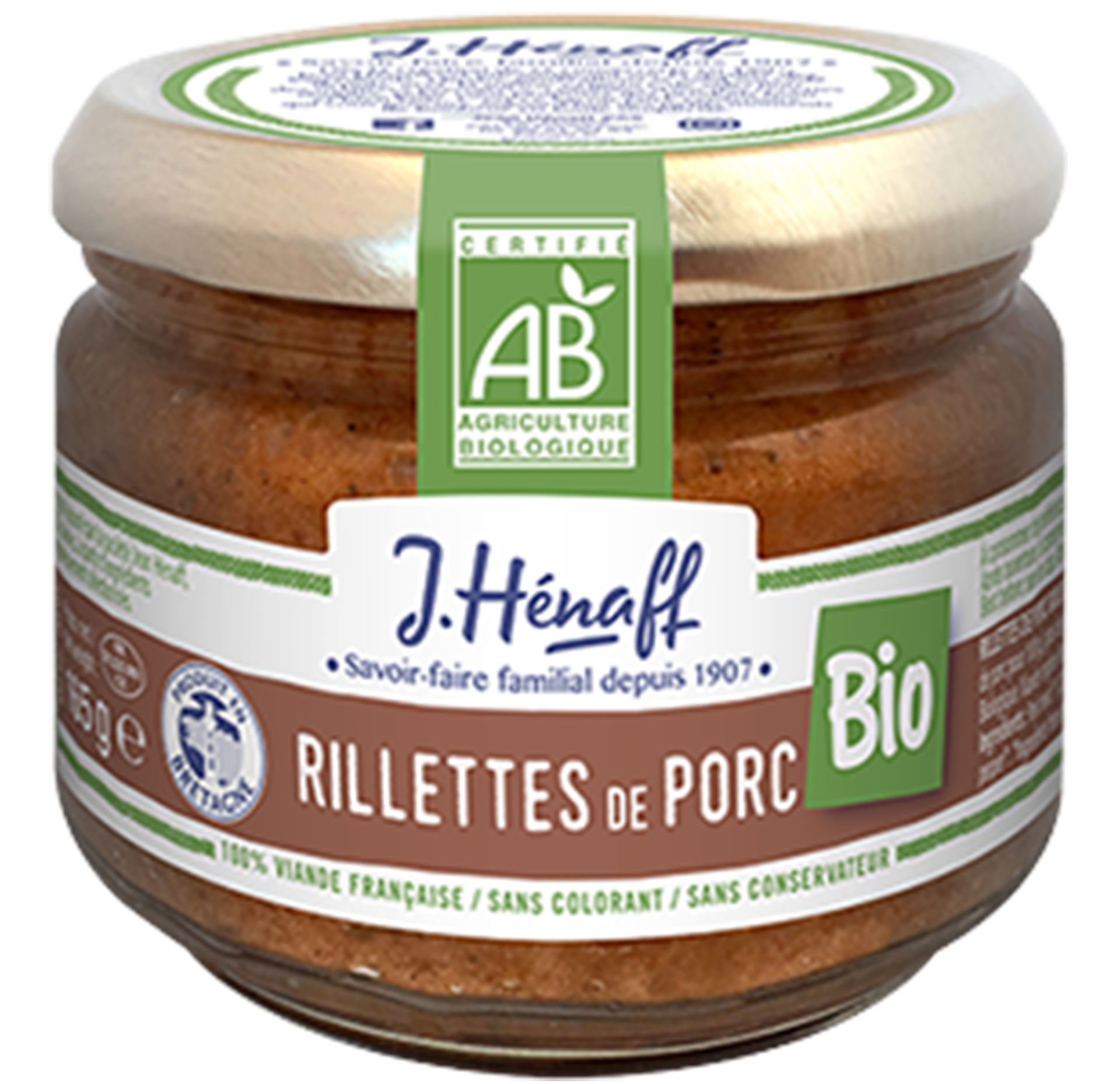 Rillettes de porc BIO