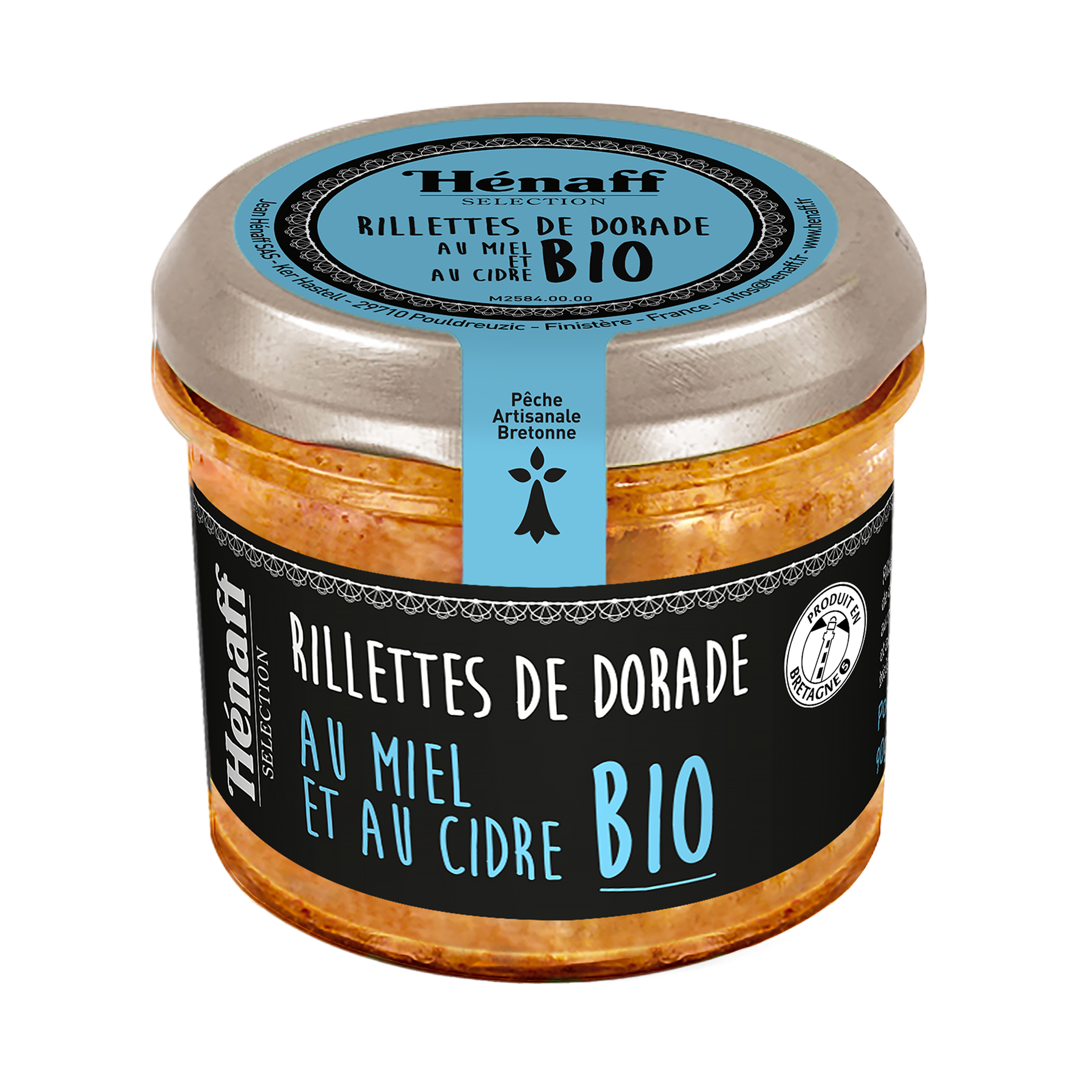 Rillettes de dorade au miel et cidre bio