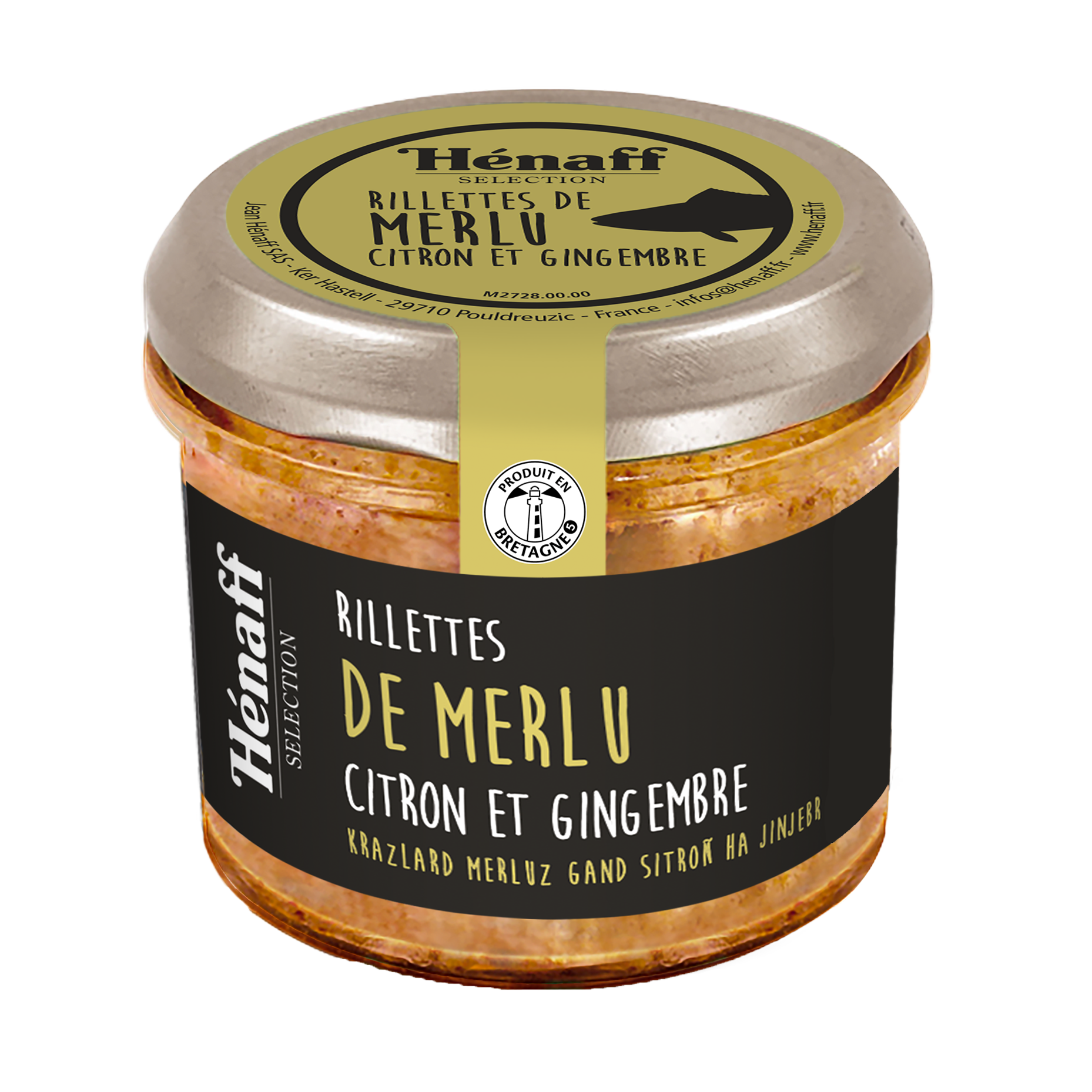 Rillettes de merlu citron et gingembre