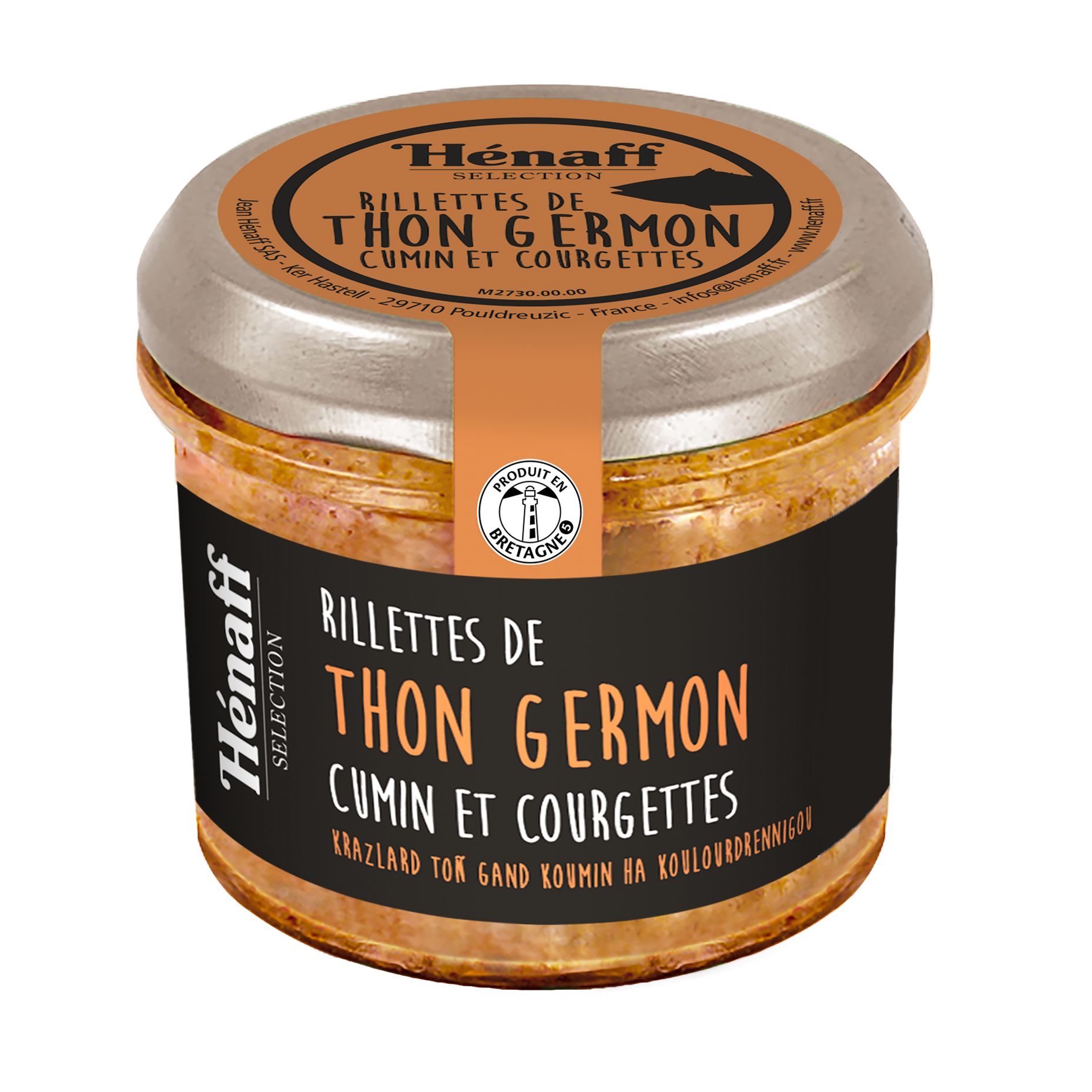 Rillettes de thon Germon cumin et courgettes