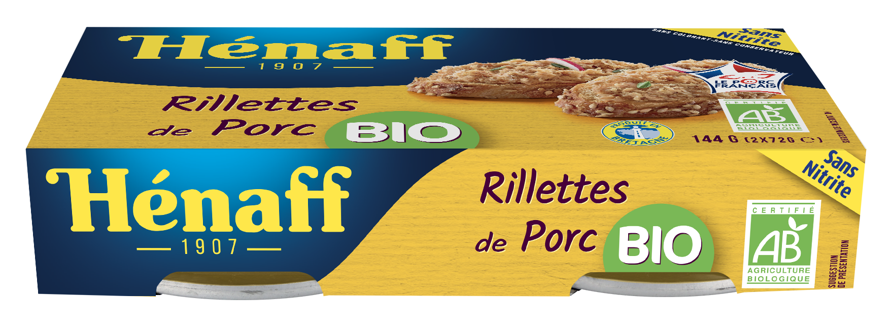 Rillettes de porc BIO