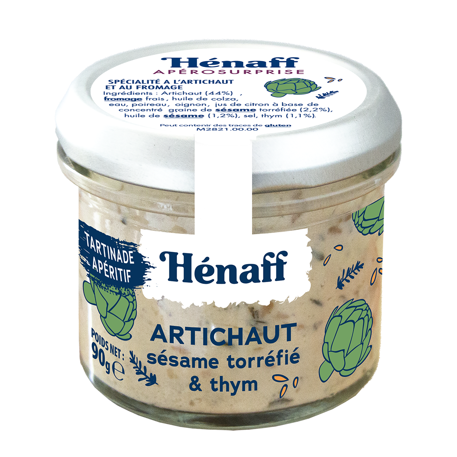 Artichaut sésame torréfié et thym