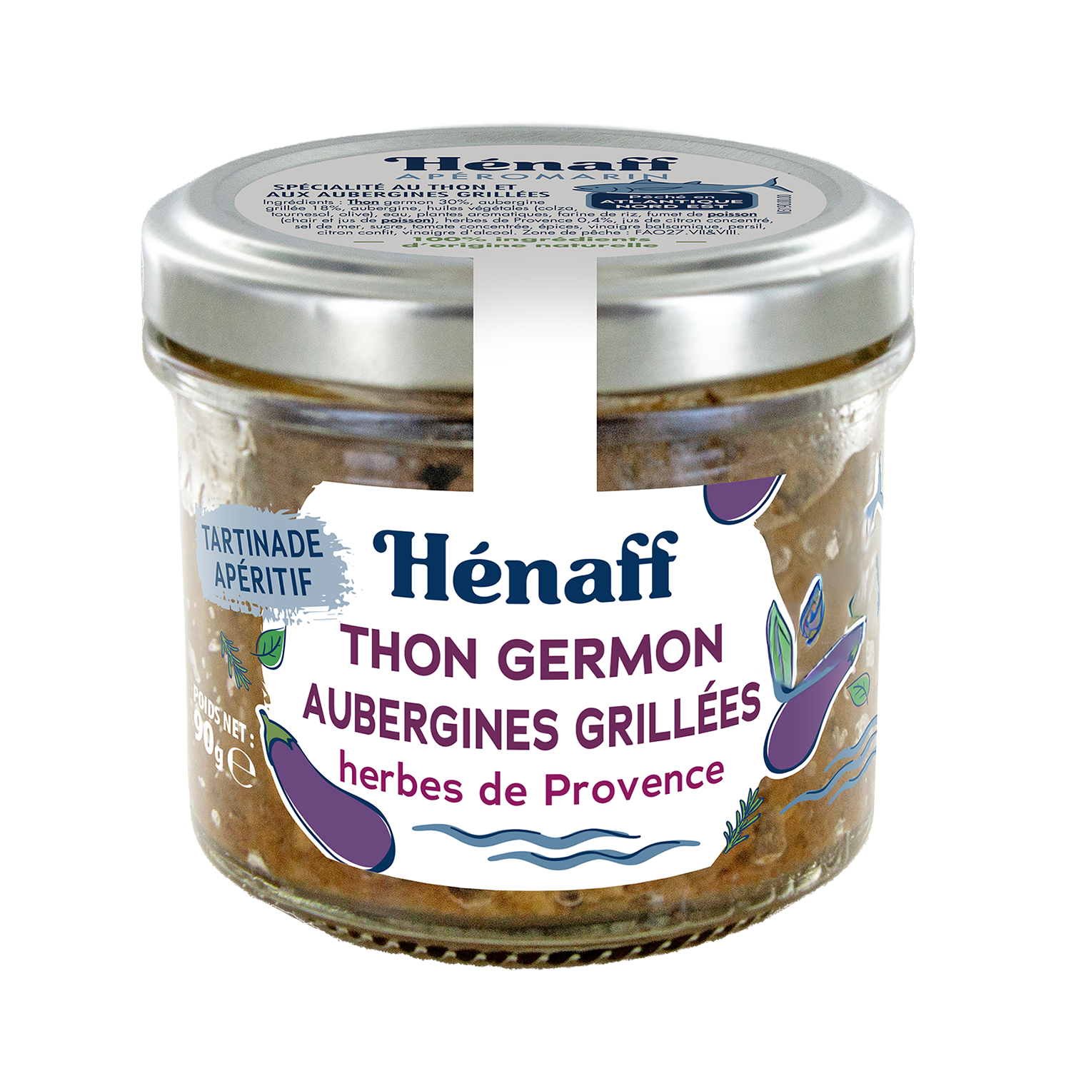 Albacore tuna, grilled eggplant and herbes de Provence  