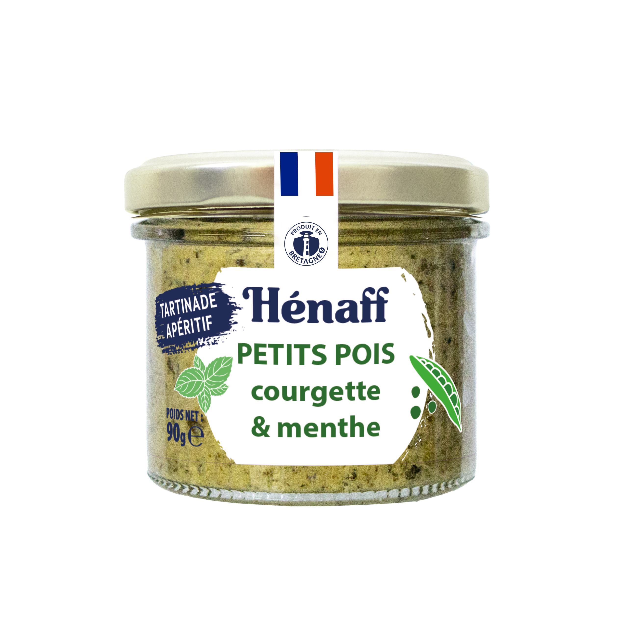 Petit pois, courgette & menthe